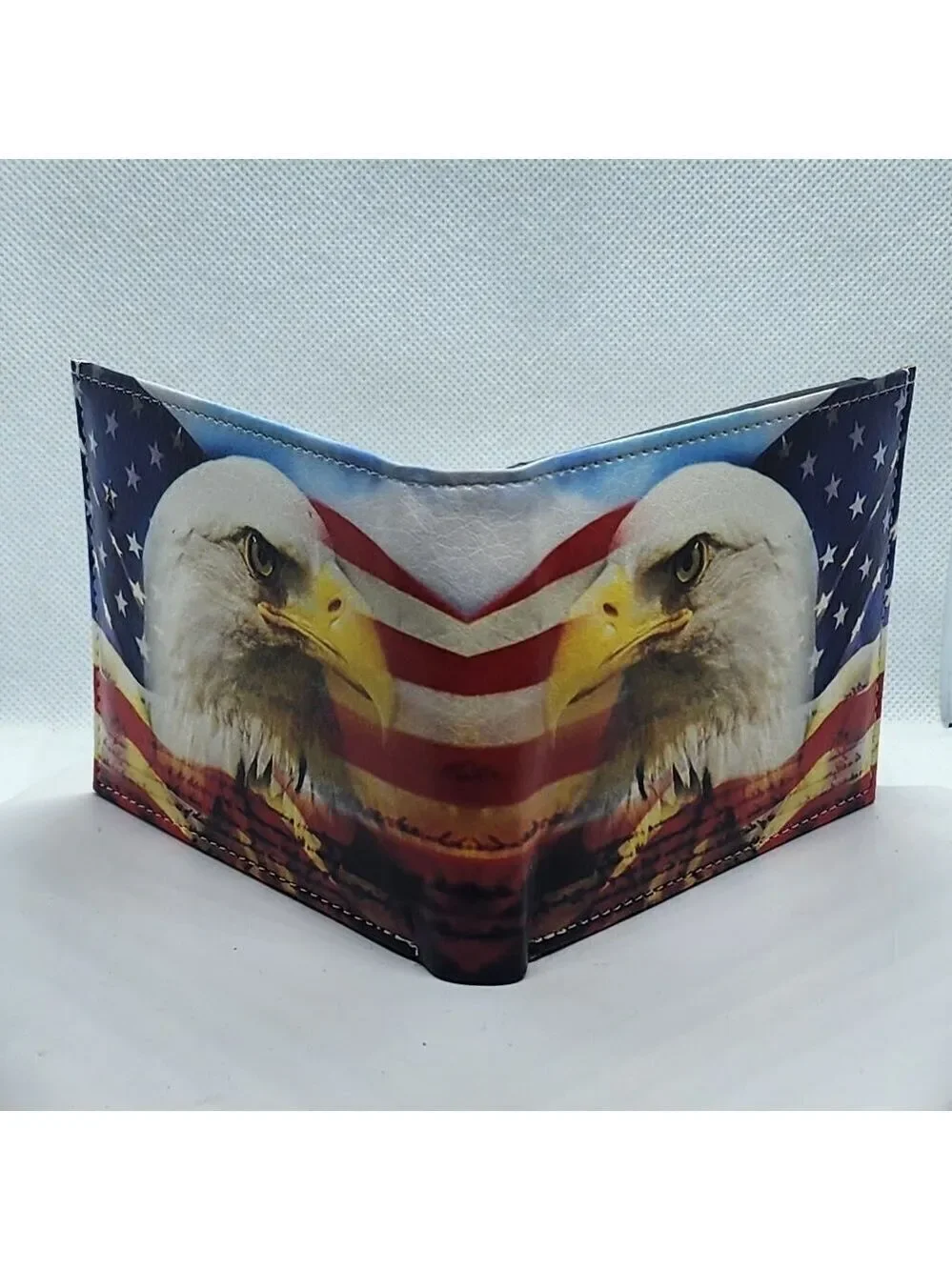 Brand New  Eagle w/ American Flag Wallet